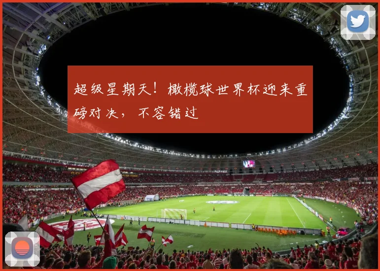 超级星期天！橄榄球世界杯迎来重磅对决，不容错过